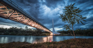 USA, California, Redding, Sundial Bridge USA, California, Redding, Sundial Bridge